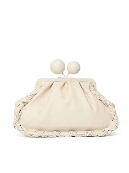 Borsa Pasticcino Bag Medium WKALECITO in nappa Bianco Avorio WEEKEND MAX MARA | 2615511144600001